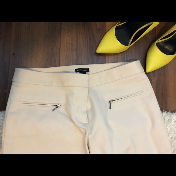 ✨Club Monaco✨ Beige Trouser Pant Size 6 - Picture 4 of 8